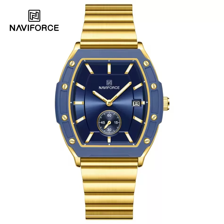 Naviforce 8068 For Women - Gold Blue