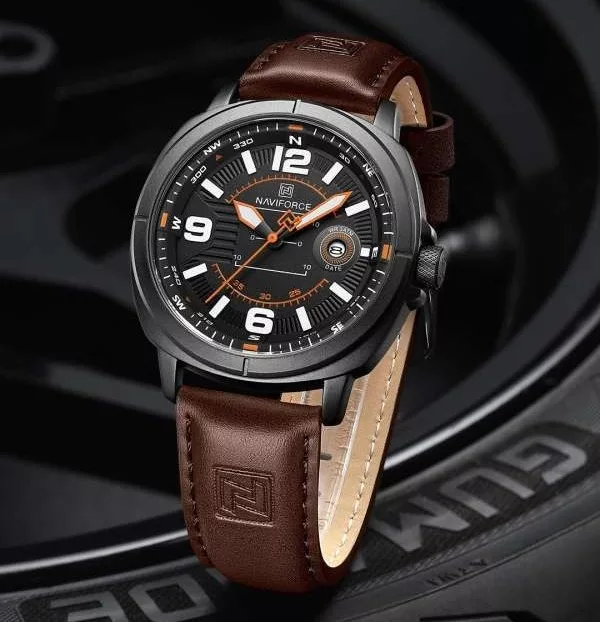 Naviforce 8078 - Brown Orange
