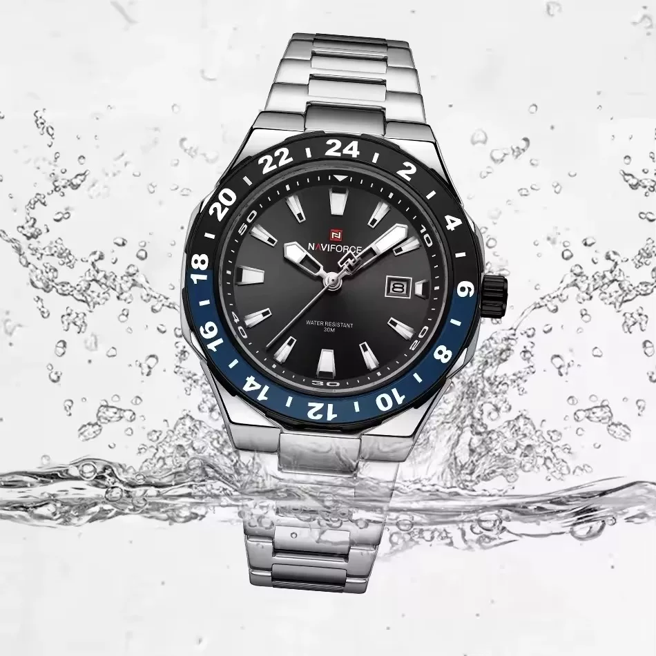 Naviforce 9249 CH -Silver Blue