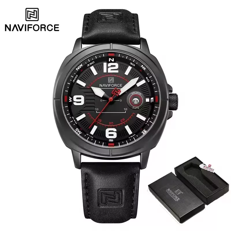 Naviforce 8078 - Black Red