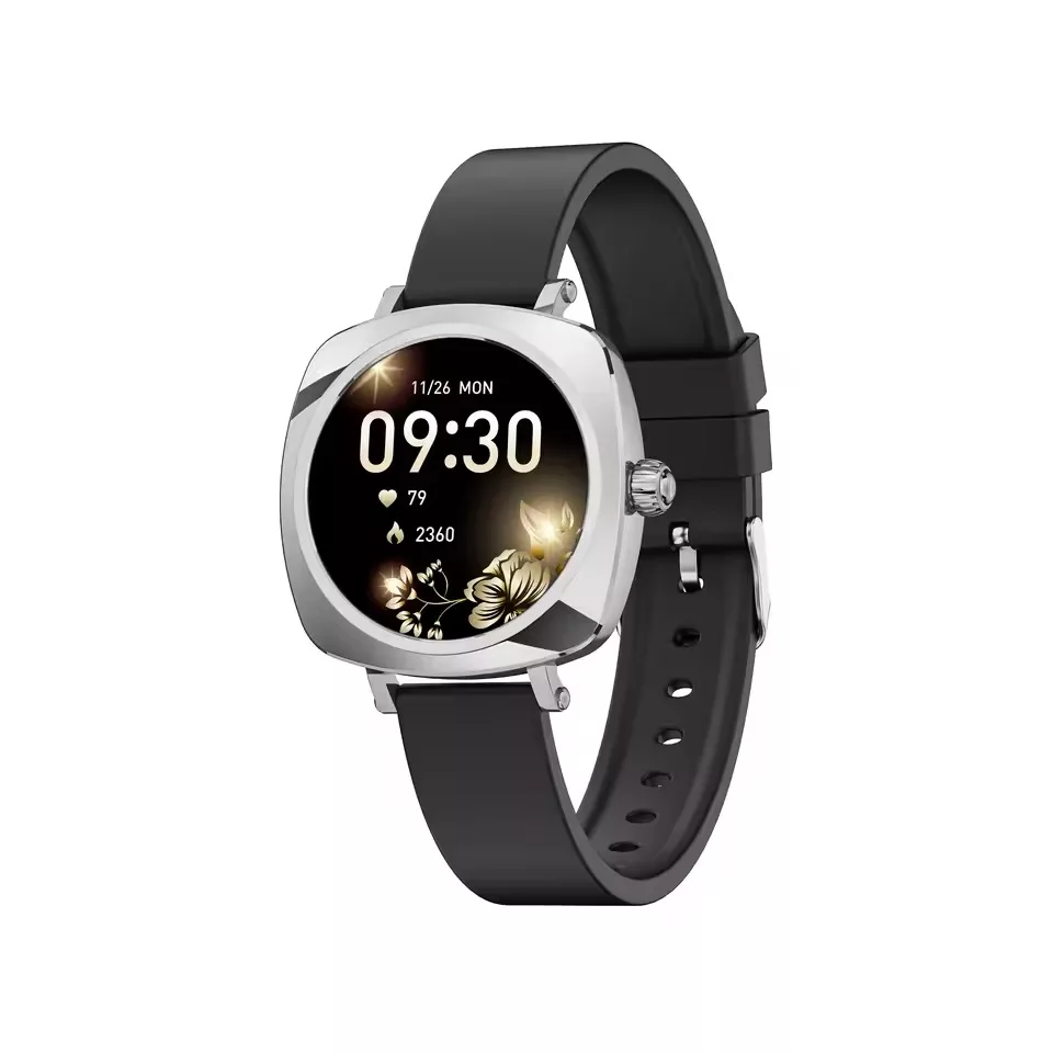 Valdus VL40 Pro AMOLED Calling Ladies Smart Watch - Black
