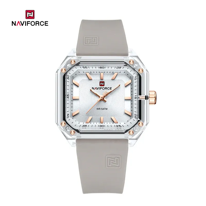Naviforce 7106 For Women – White Gray