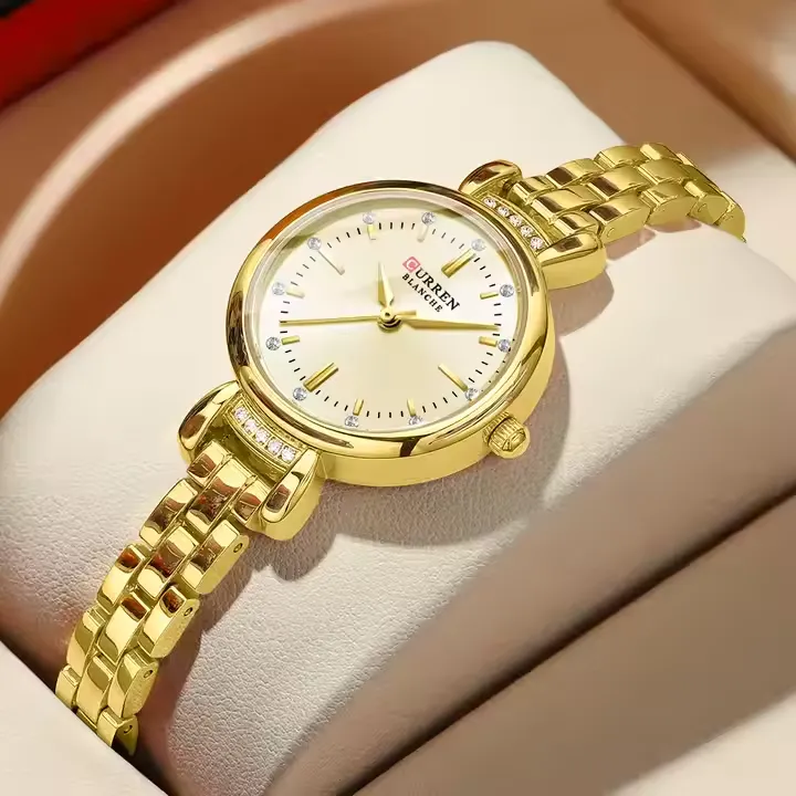 Curren 9098 CH For Women - Gold