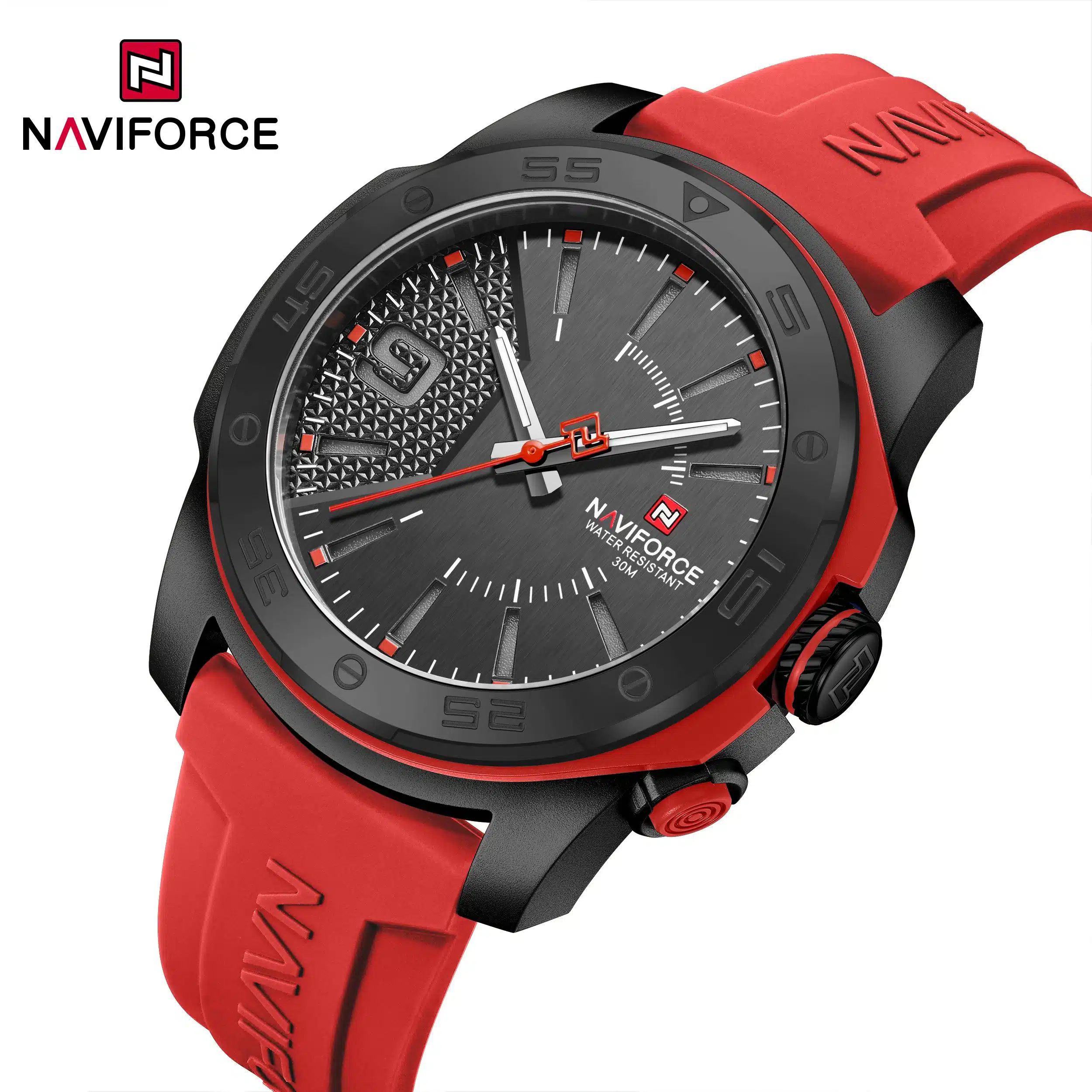 Naviforce 7112T For Man - Black Red