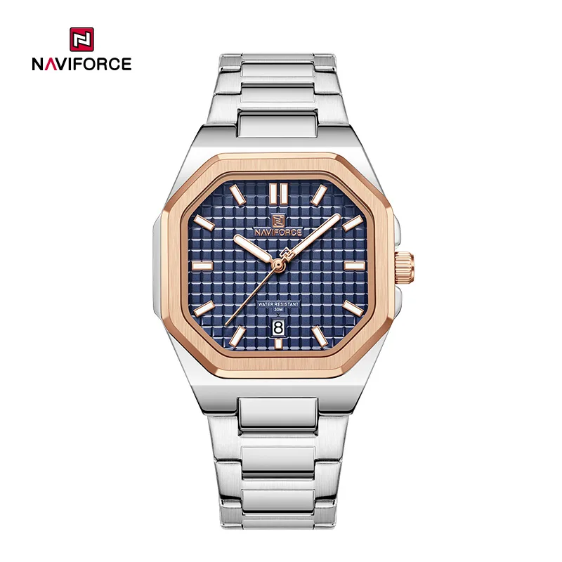 Naviforce 5053 - Rose Gold Blue