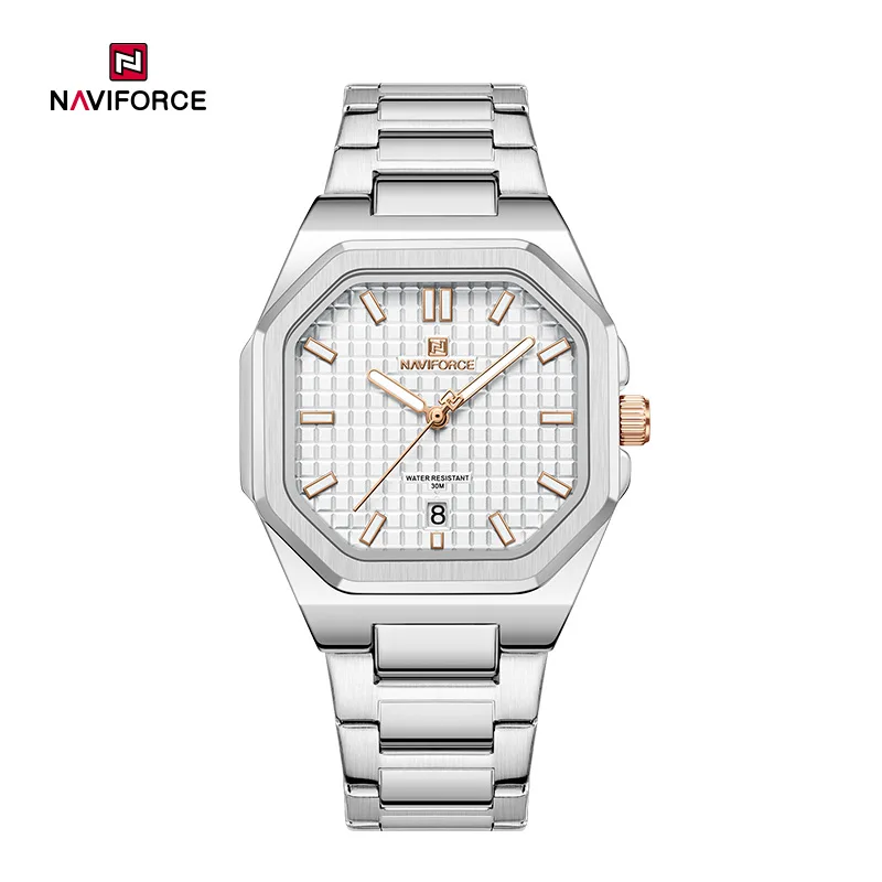 Naviforce 5053 - Silver White