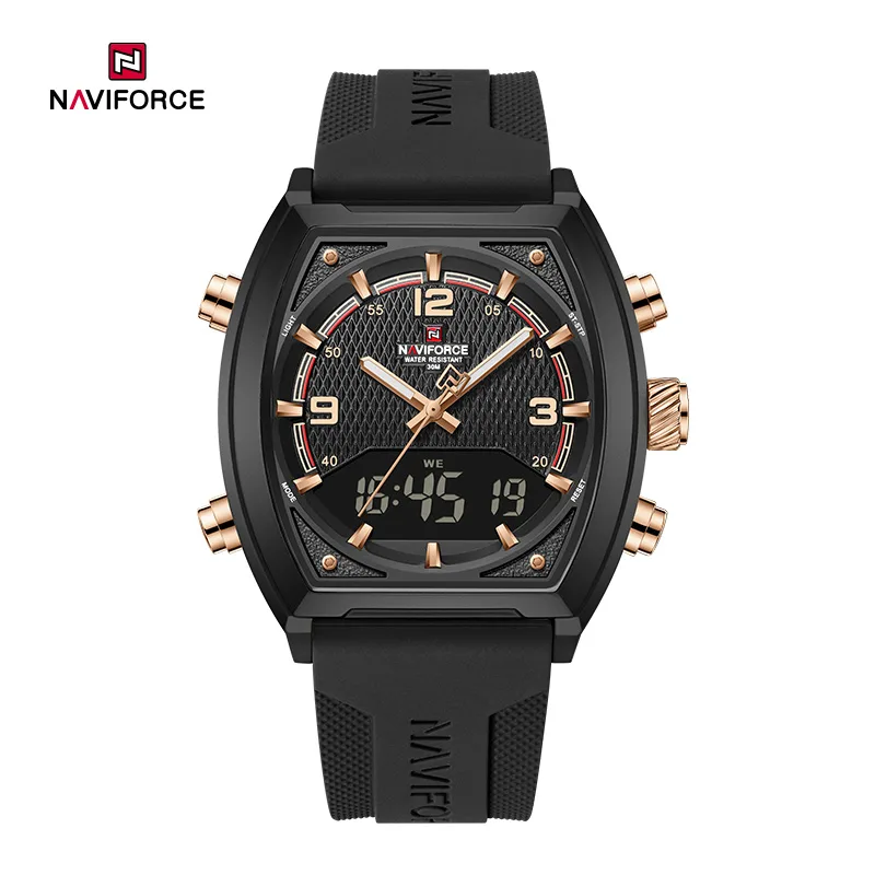 Naviforce 9242 For Men - Black Rose