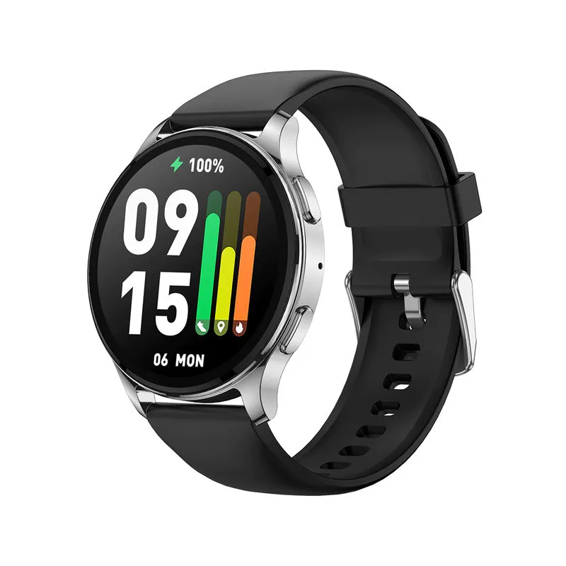 Amazfit Pop 3R AMOLED Smart Watch - Silver (Silicone Strap)