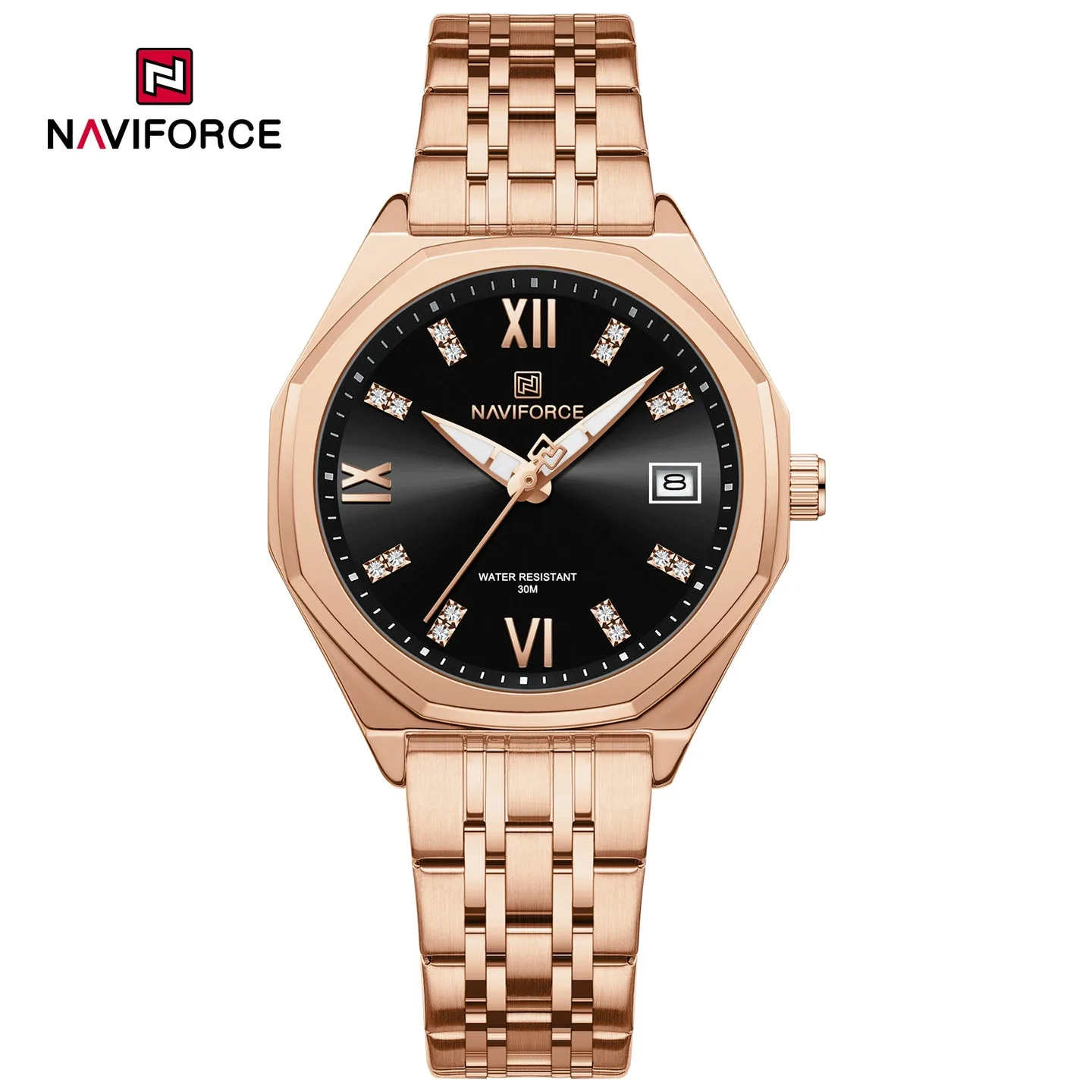 Naviforce 5052 For Women - Rose Black