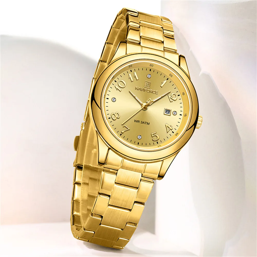 Naviforce 5059 For Women - Gold