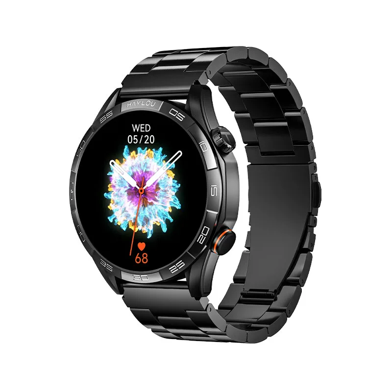 Haylou Solar 5 AMOLED Smart Watch - Black (Dual Strap)