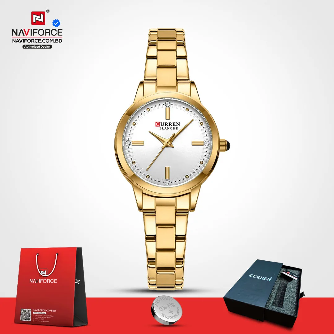 Curren-9094-For-Women-–-Gold-White