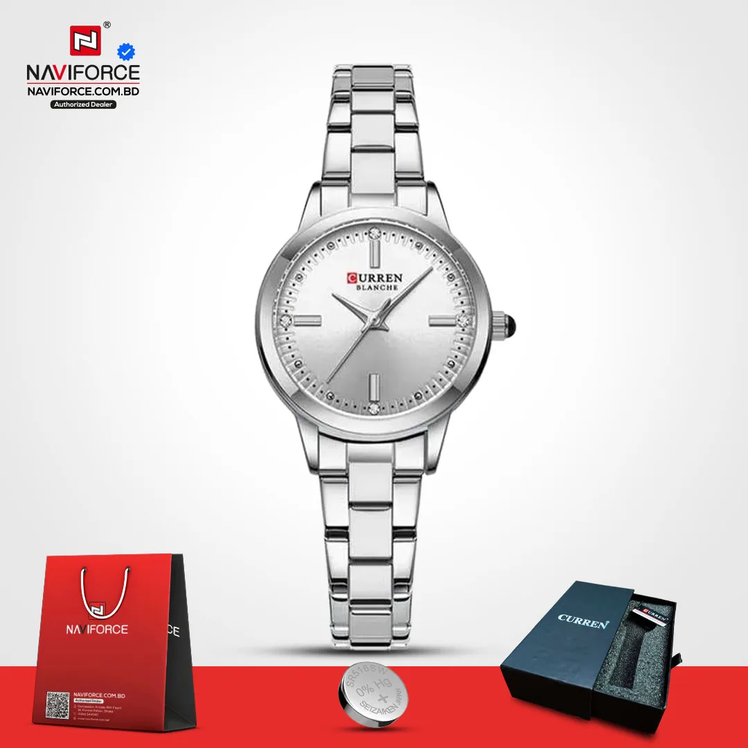 Curren-9094-For-Women-–-Silver