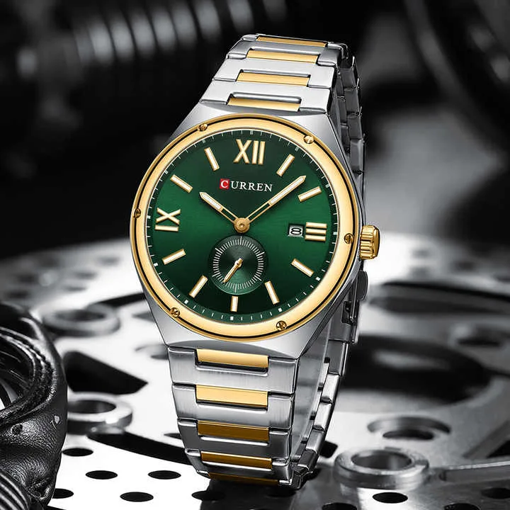 Curren 8471 CH For Men - Green