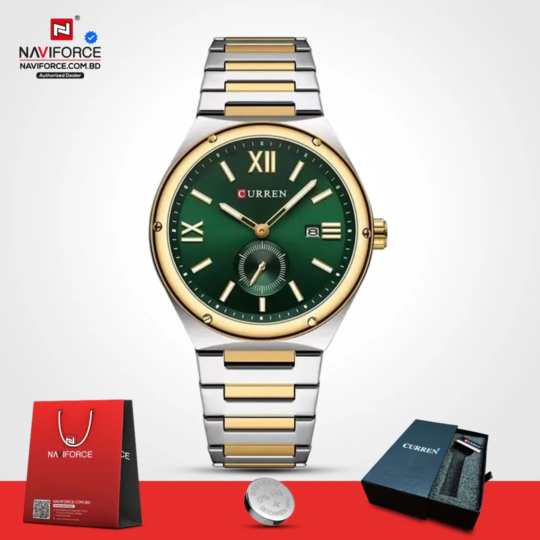 Curren-8471-CH-For-Men-–-Green