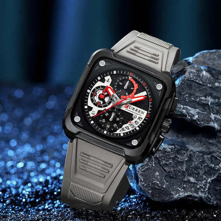 Curren 8461 For Men - Gray