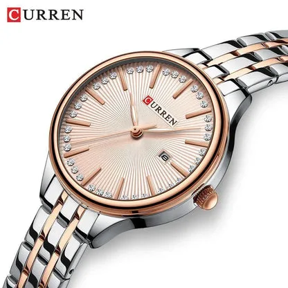 Curren 9099 For Women - Silver Rose