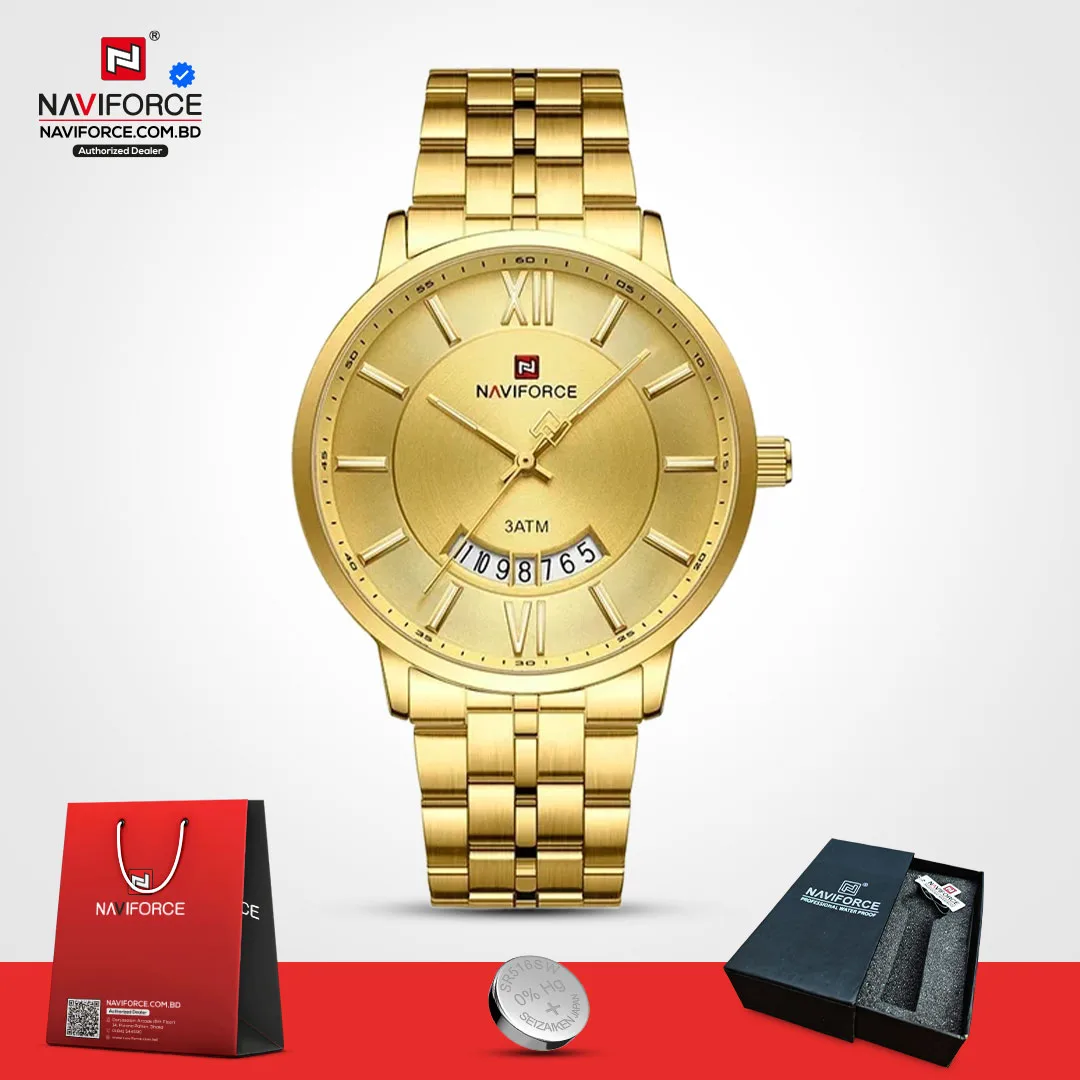 Naviforce-9238-–-Gold-For-Men