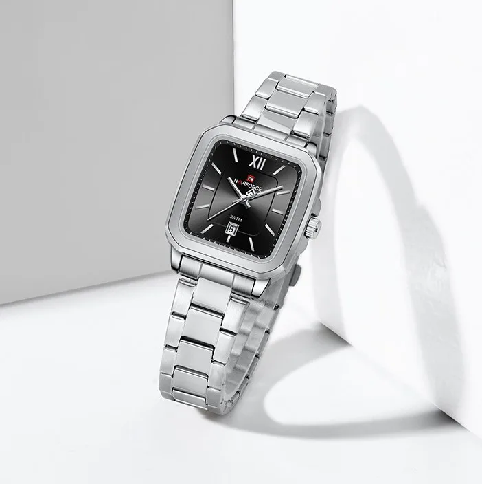 Naviforce 9239 - Silver Black For Women