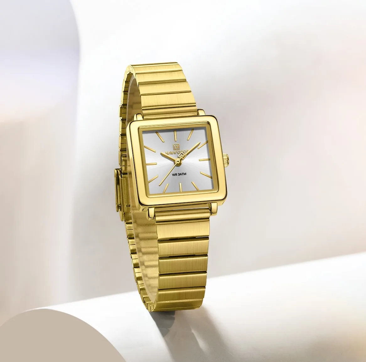 Naviforce 5048 - Gold White For Women