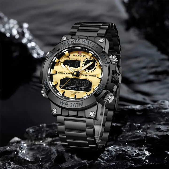 Naviforce 9237 CH - Black Gold