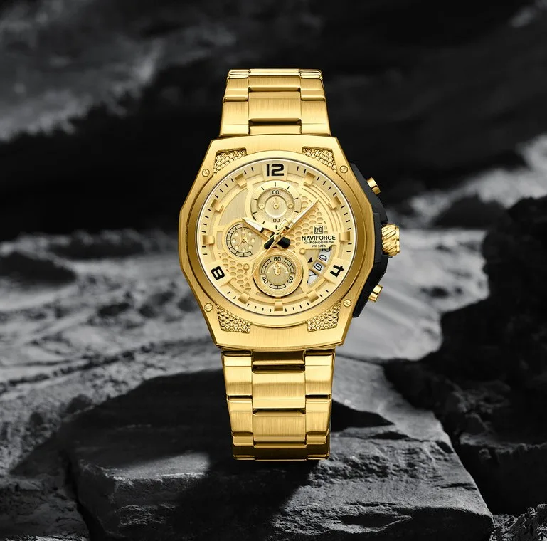 Naviforce 8051 CH - Gold