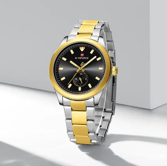 Naviforce 9231 CH - Gold Black