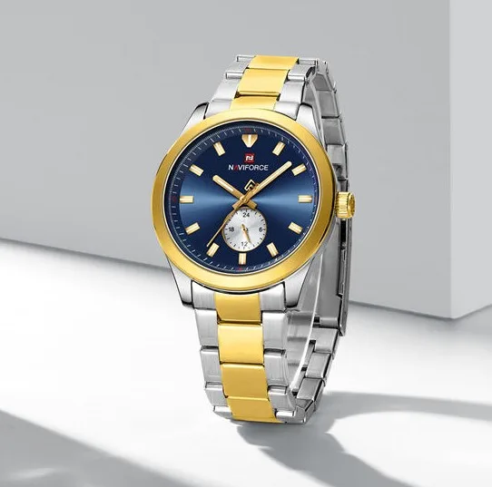 Naviforce 9231 CH - Gold Blue