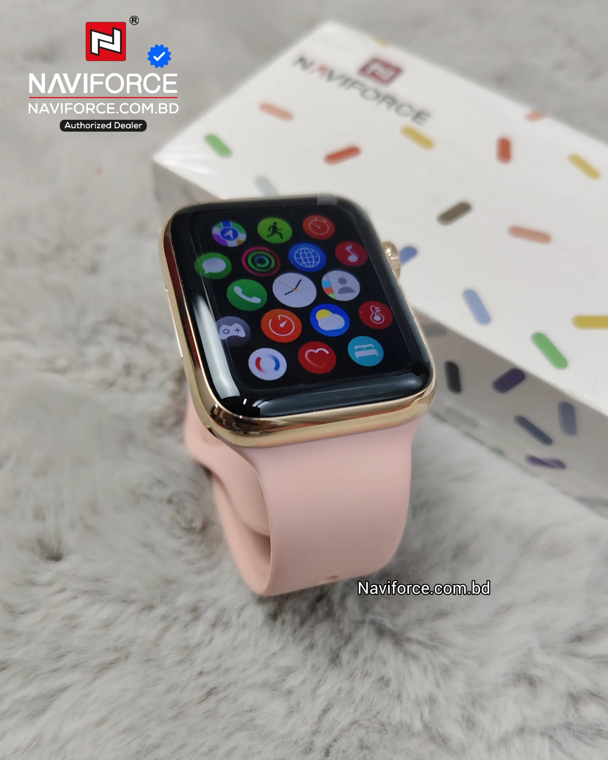 Naviforce NT 15 Smart Watch - Pink