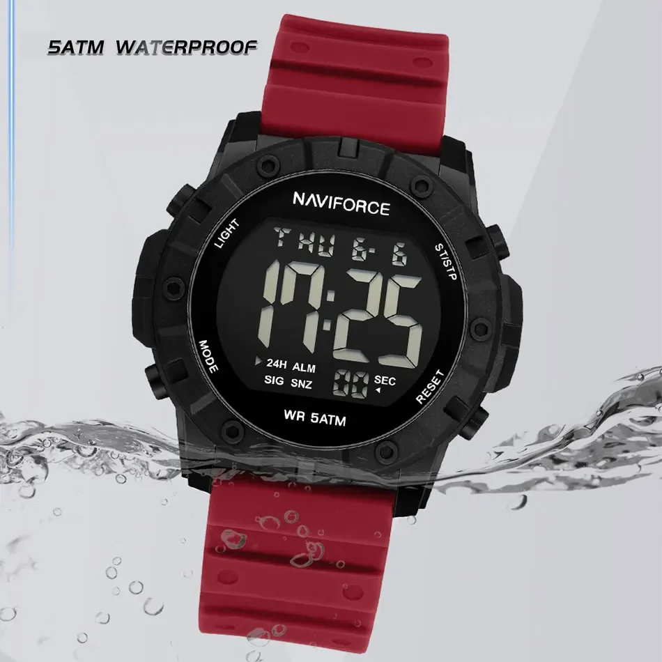Naviforce 7110 - Black Red