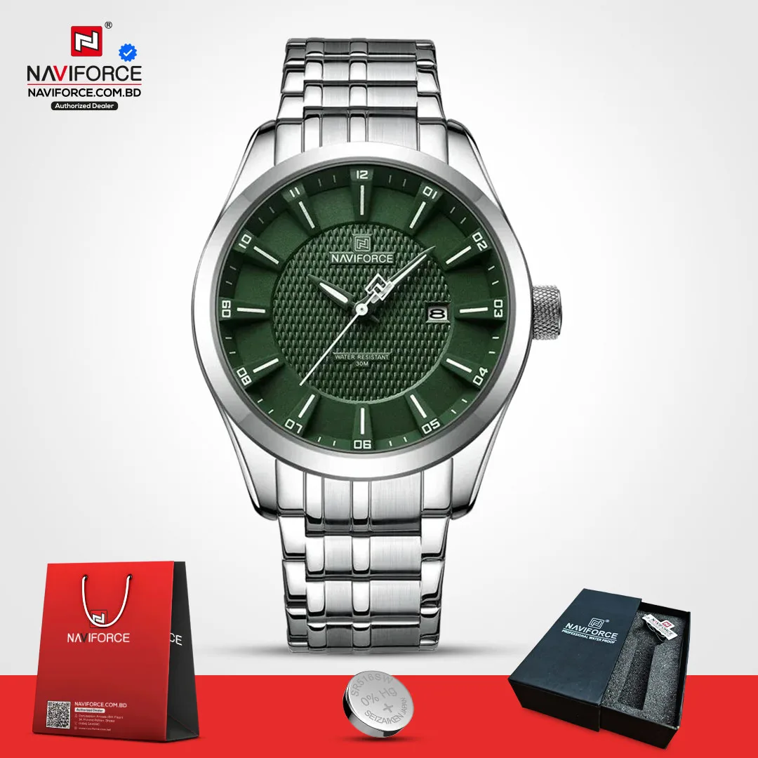 Naviforce-8032-CH-–-Silver-Green-For-Men