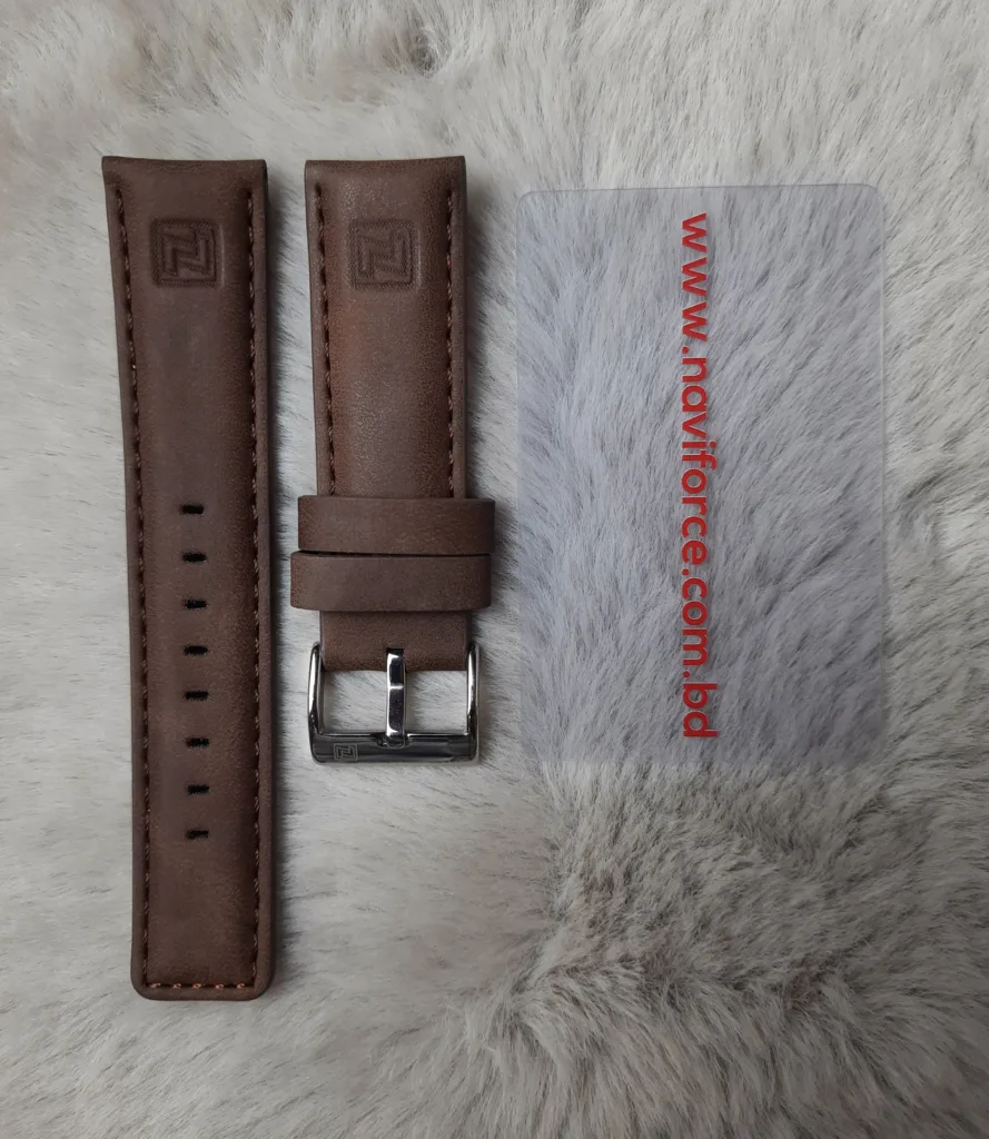 Naviforce Belt 22mm - Coffee