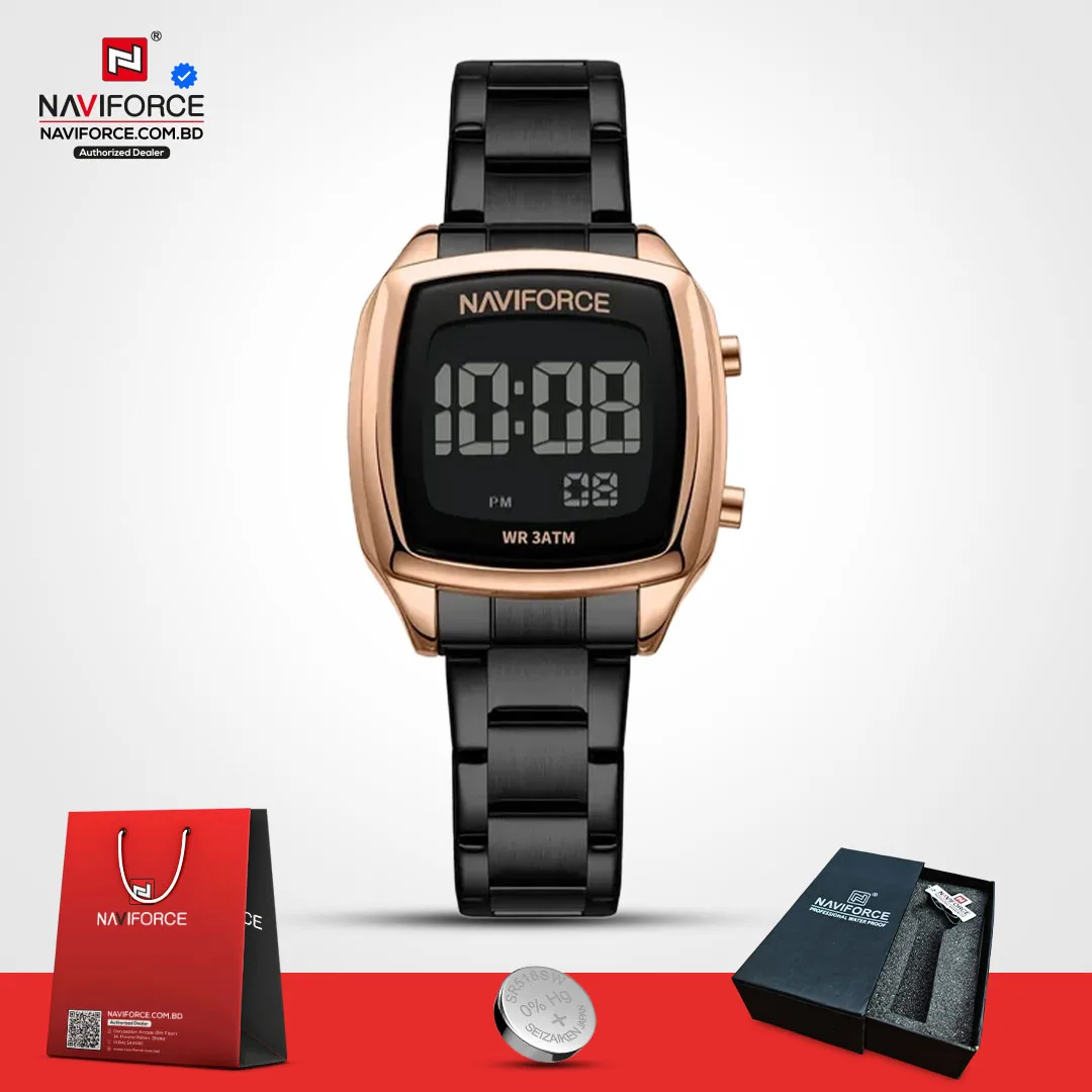 Naviforce-5047-–-Black-Rose-For-Women