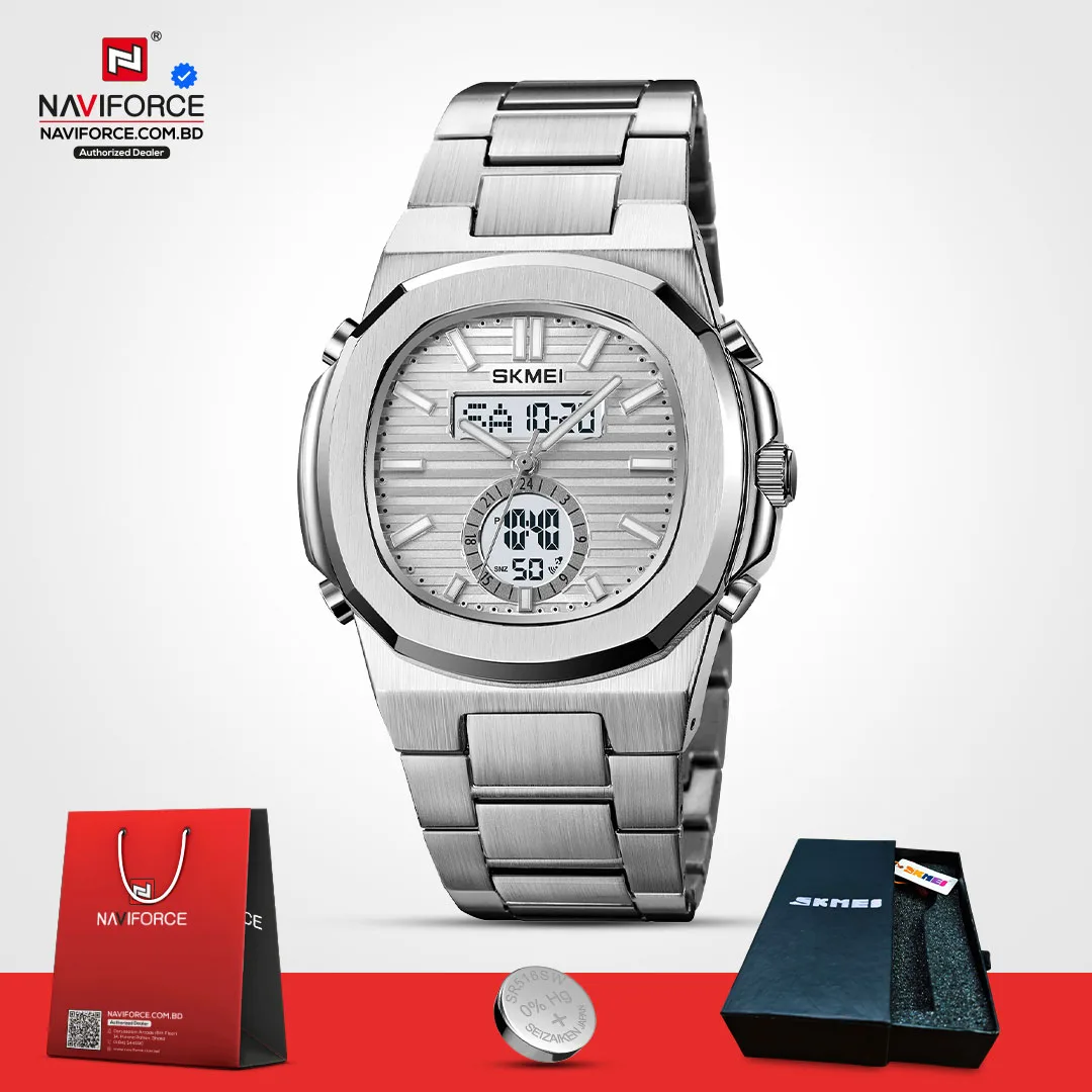 SKMEI-2279-CH-–-Sliver-For-Men