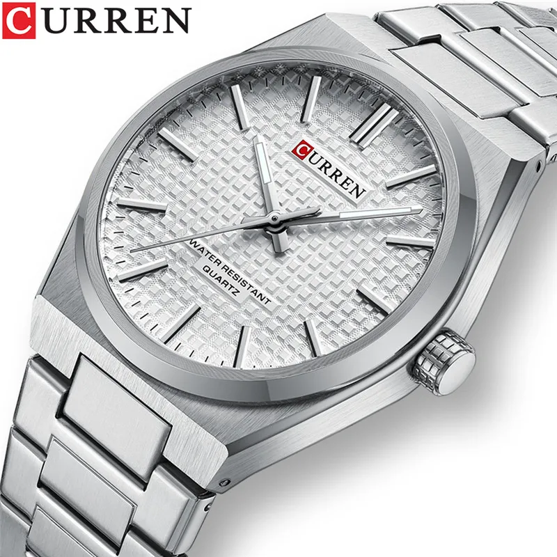Curren 8439 CH - Silver For Men
