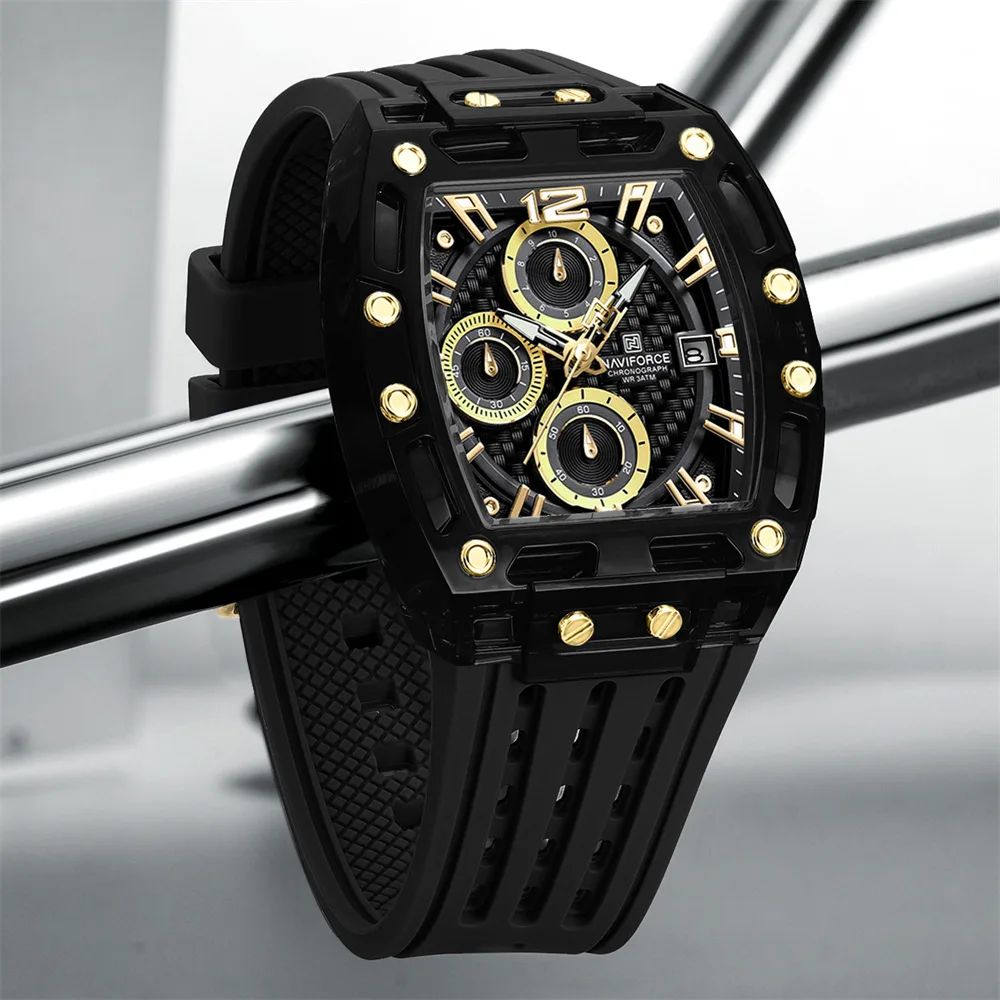 Naviforce 7105 - Black Gold
