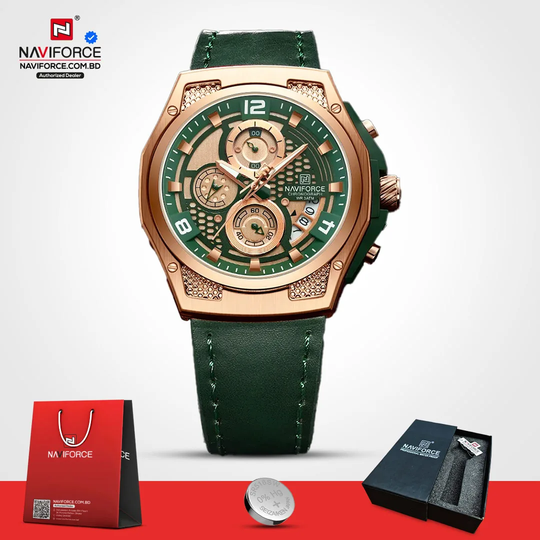 Naviforce-8051L-–-Green-Rose