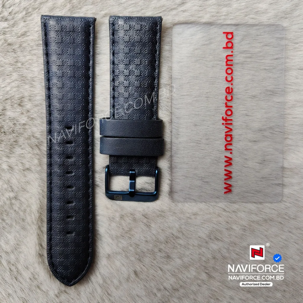 Naviforce Belt Color : Blue 24mm