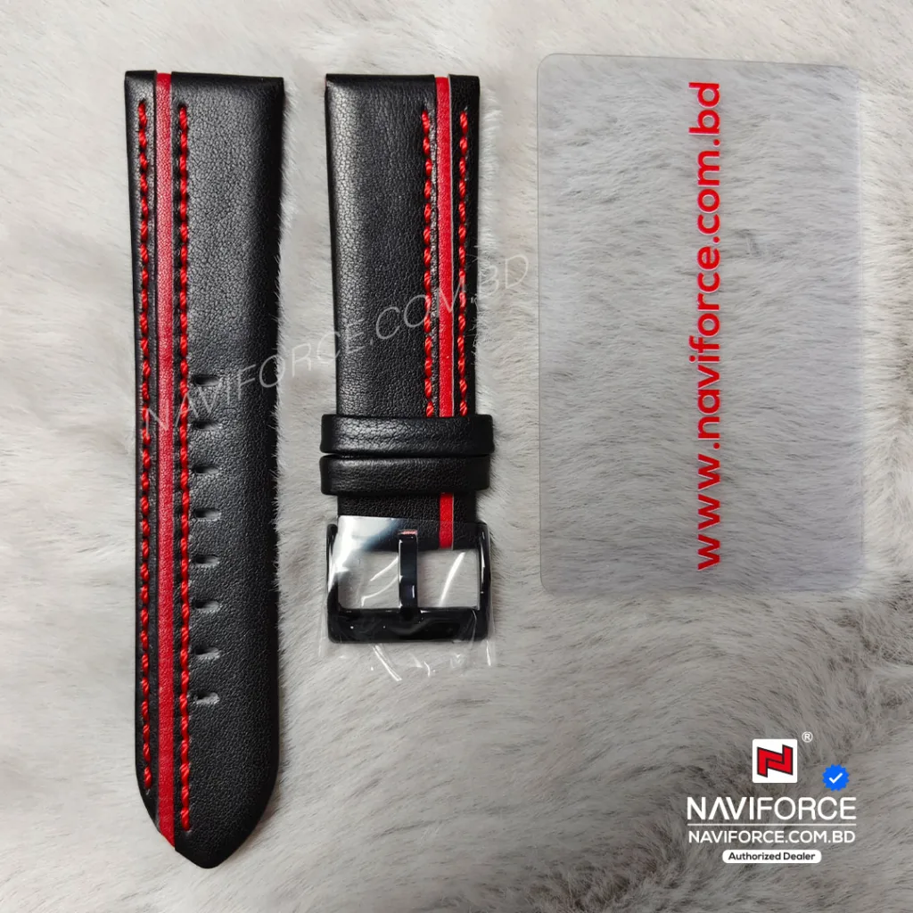 Naviforce Belt 25mm Red