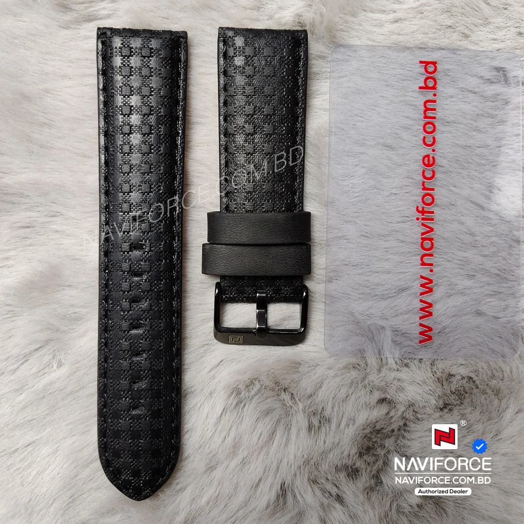 Naviforce Belt - Black 24mm