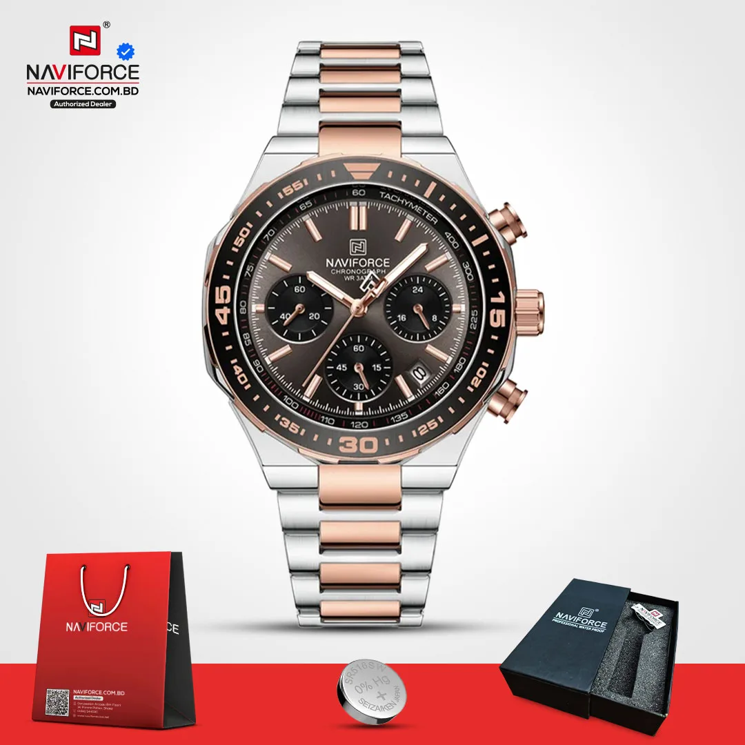 Naviforce-8049-–-Sliver-Rose