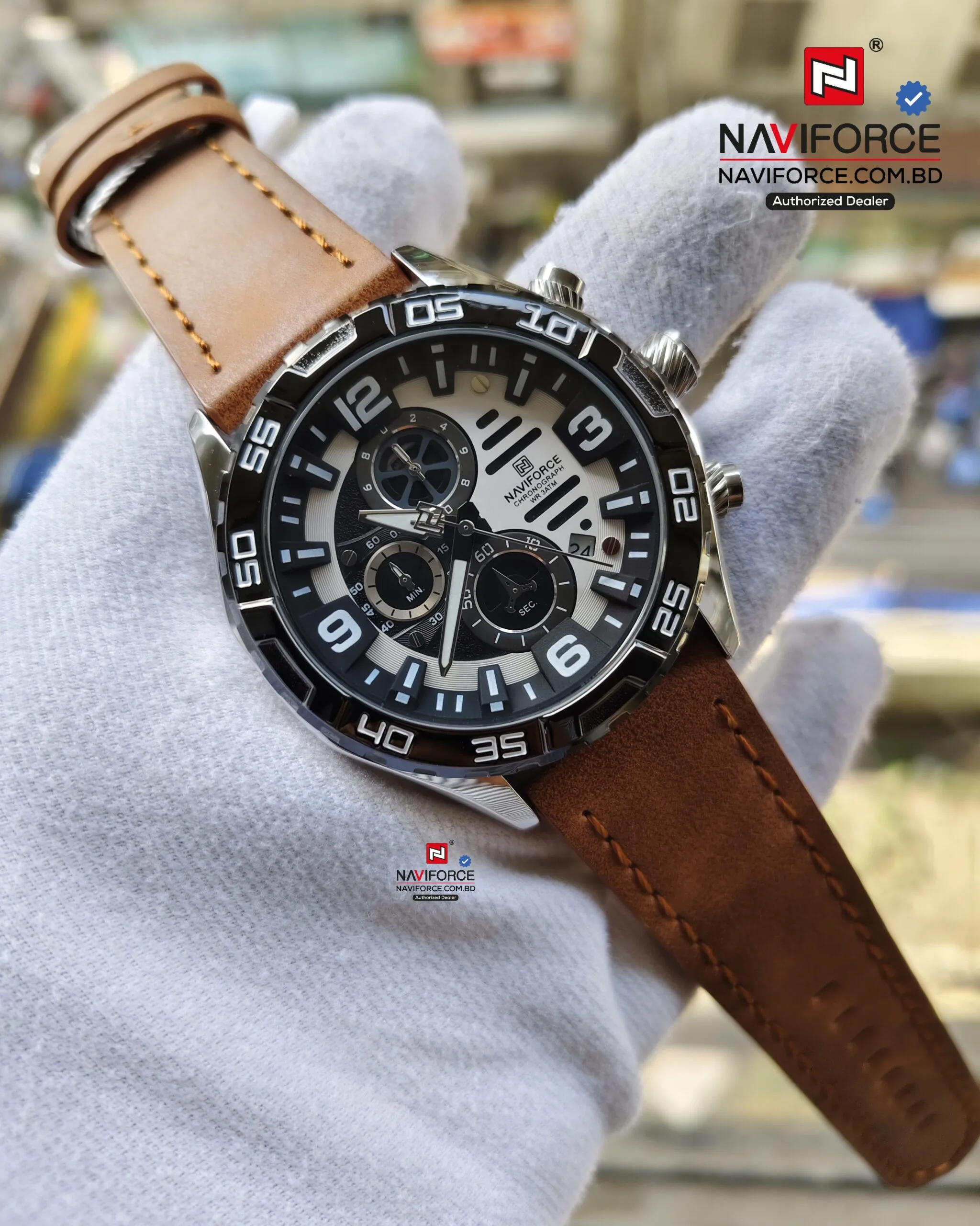 Naviforce 8043 – Brown Black