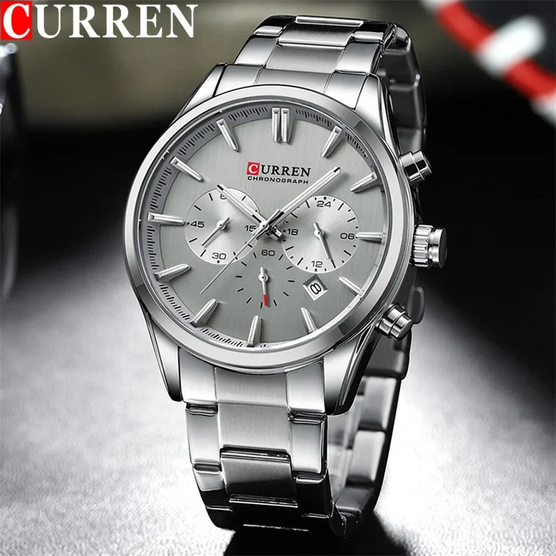 Curren 8446 CH - Sliver Gray