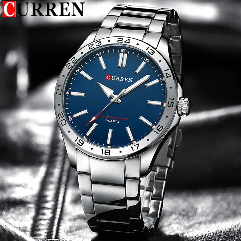 Curren 8452 CH - Sliver Blue