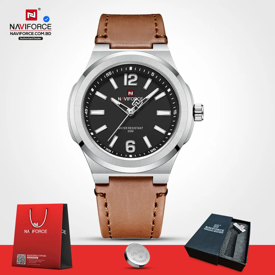 Naviforce-9233-–-Brown-Black