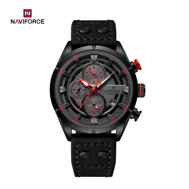Naviforce 8045 - Black Red