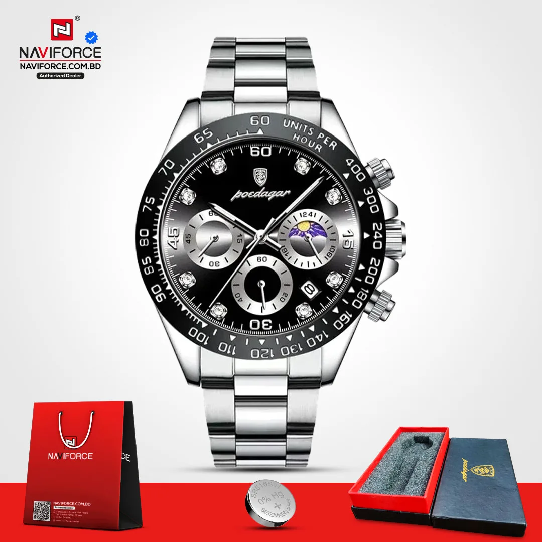 Poedagar-629-CH-–-Sliver-Black