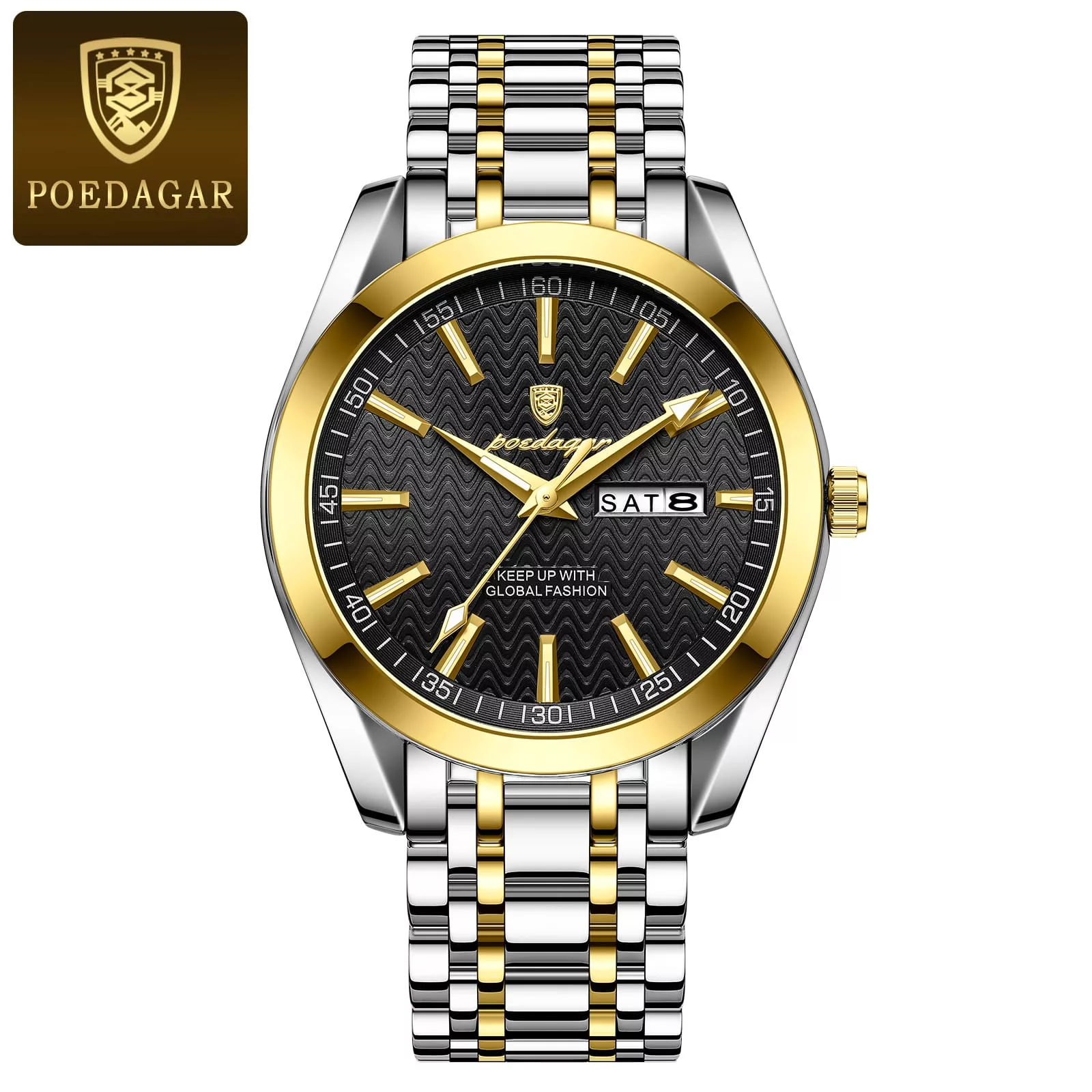 Poedagar 962 - Sliver Gold Black