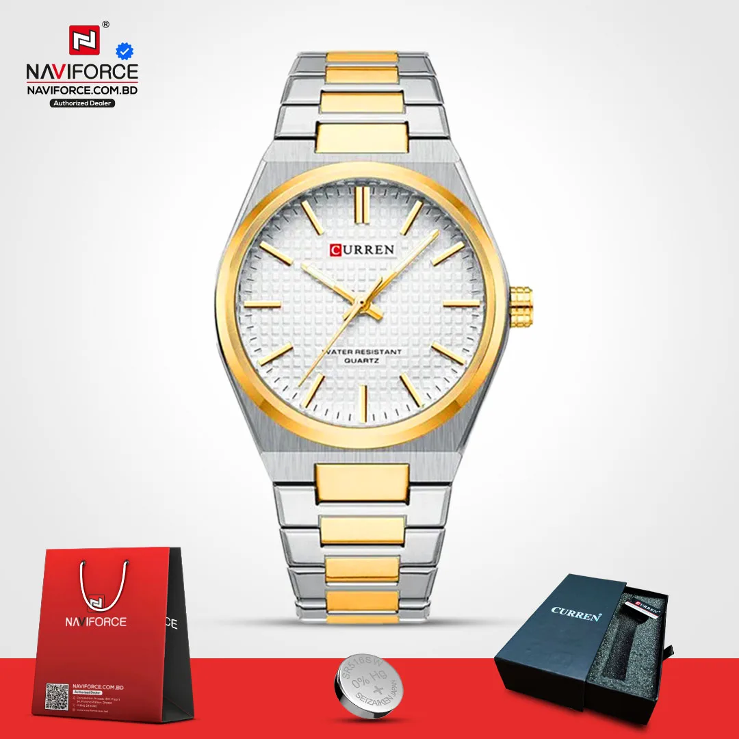 Curren-8439-CH-–-Silver-Gold-For-Men