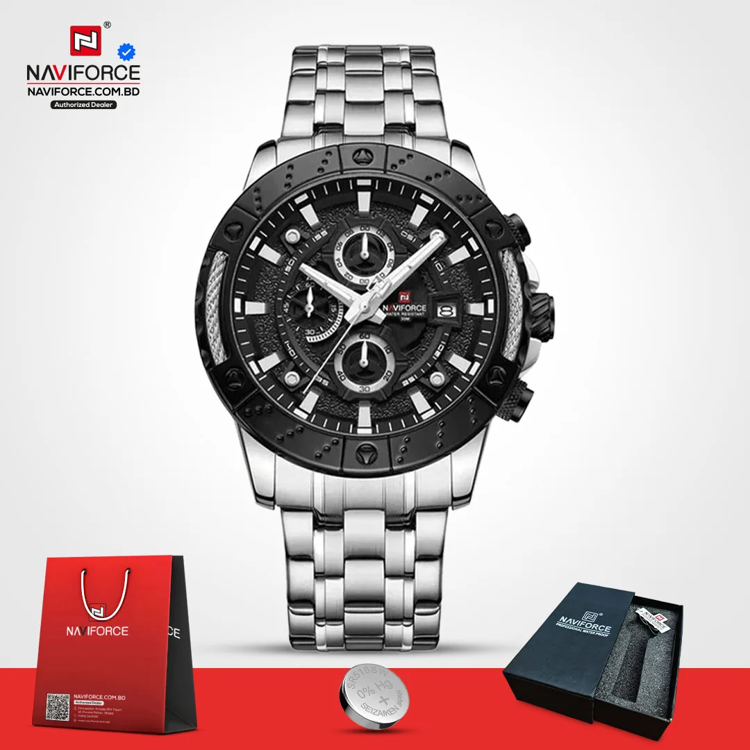 Naviforce 9227 - Sliver Black